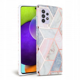 TECH-PROTECT MARBLE GALAXY A72 PINK