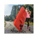 Rope case żelowe etui ze smyczą łańcuszkiem torebka smycz Samsung Galaxy A12 czarny
