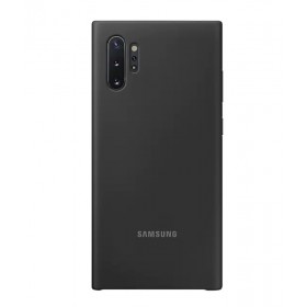 Futerał Samsung Note 10+ Silicone Cover Czarny