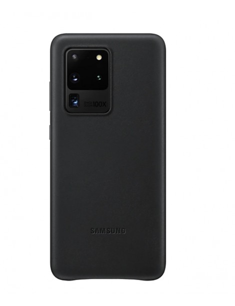 Futerał Samsung S20+ Leather Cover Czarny