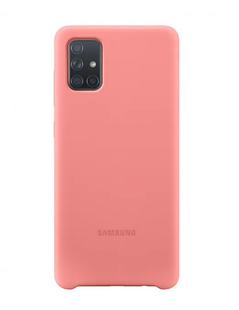 Futerał Samsung A71 Silicone Cover Różowy